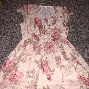 American Rag Rose A-Line Mini Dress